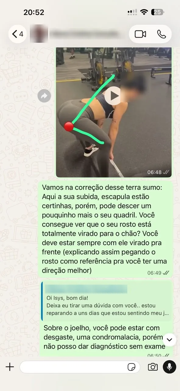 Depoimento de aluna